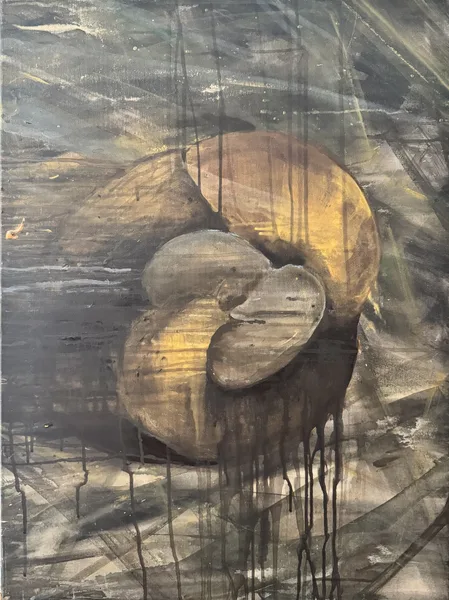 slimák akryl 4 80x60 cm 2024