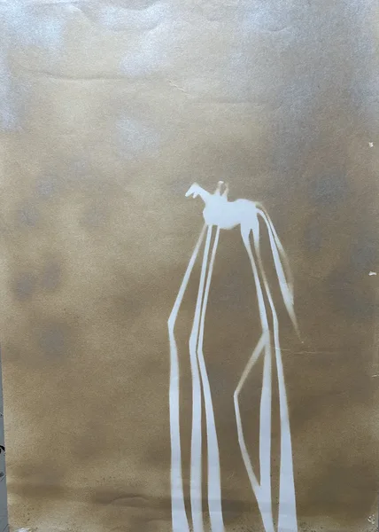 stín 6 šablona sprej 100x70 cm 