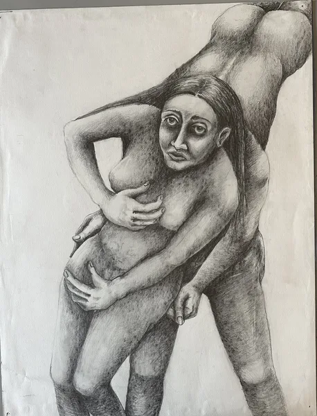divkadriv 05 kresba tužkou 70x51