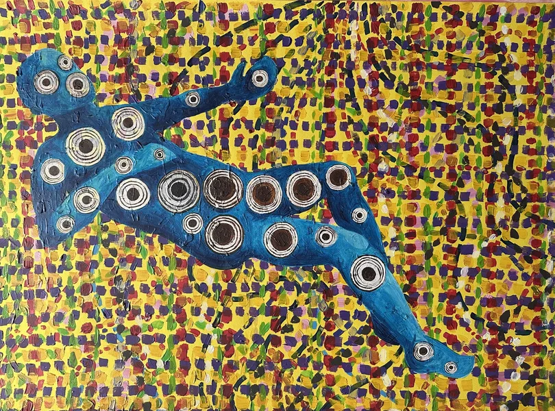 kluk 06 akryl 100x70 cm