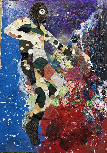 kluk 03 akryl 100x70 cm
