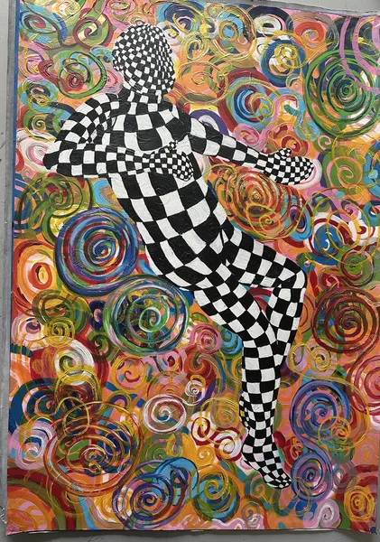 kluk 04 akryl 100x70 cm
