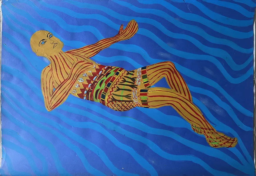 kluk 05 akryl 100x70 cm